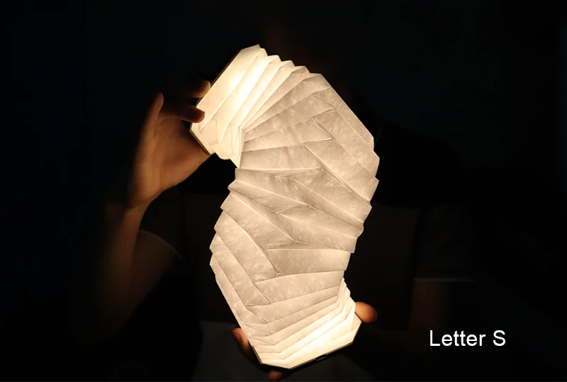 Creative Led Book Table Lights Usb Foldable Flip Paper Cultural Novelty Modern Night Organ Desk Lights