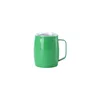 Taza con asa de cáscara de huevo-verde