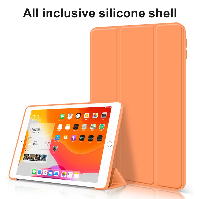 Shockproof Rugged Foldable Stand Tablet Case Tpu Leather Tablet Cover