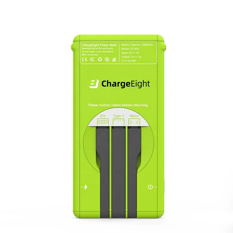 Customized Software Team 8 Slots Sharing Power Bank Station for Clubhouse Without Power Banks