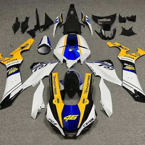 For YAMAHA YZF R1 2020-2025 YZF-R1 Customized Plastic Motorcycle Fairing Kit Customized ABS Plastic Body Parts Set