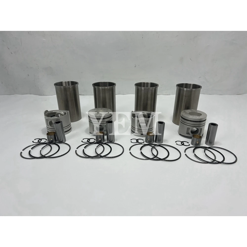 New Machinery Engine Engine Liner Kit With Pistons Ring Set Cylinder Liner For Nissan BD30