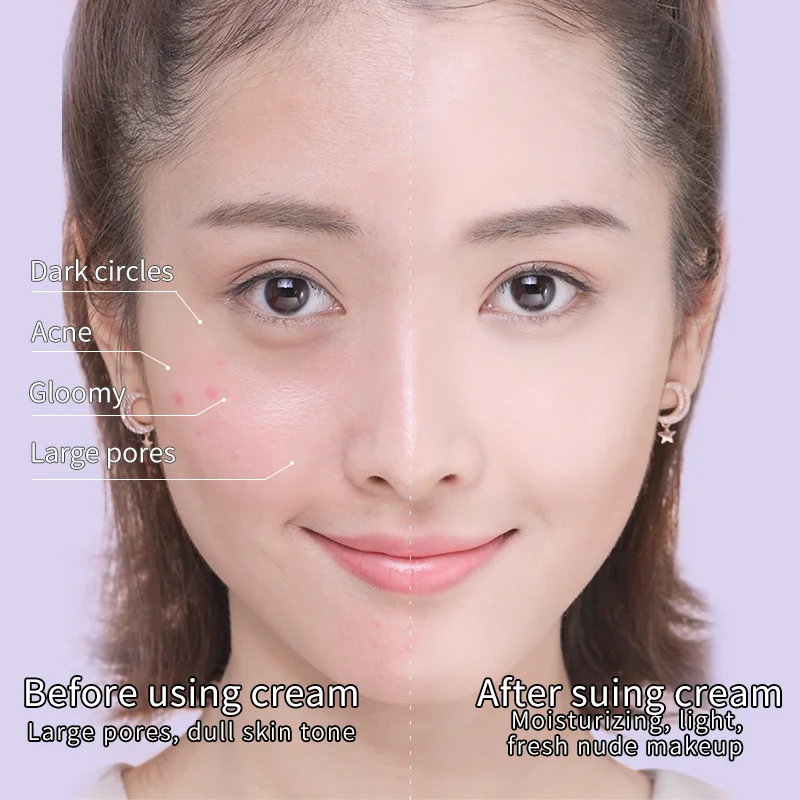 7in1 Foundation Base Cream Face Primer Makeup Matte Base Make up Oil Control Smooth Fine Lines Pore Natural BB Cream