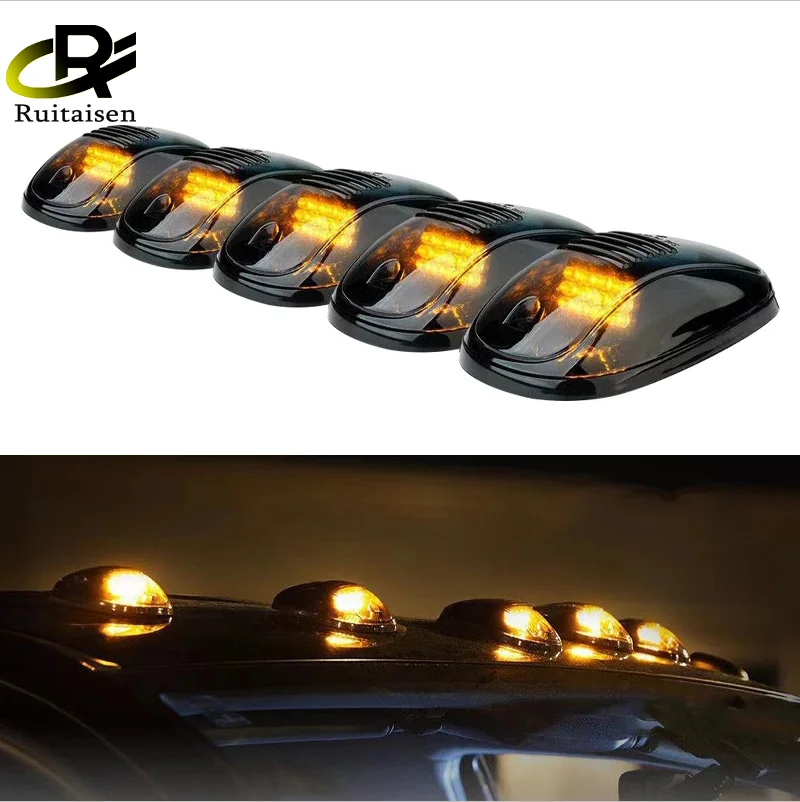 Wholesale Marker Running Car white or yellow LED Cab Roof Top Running For Truck SUV 4x4 Smoked Lens Lamps 12V m.alibaba.com