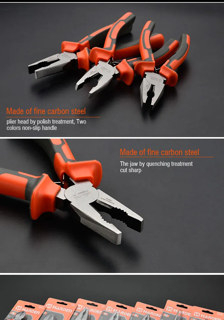 Hot sale 2cr stainless steel slip joint combination plier