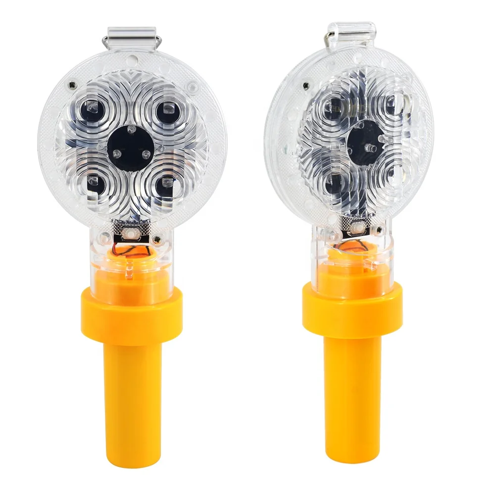 SMASYS предупреждающая дорожная лампа, светодиодная мигающая лампа для баррикадов