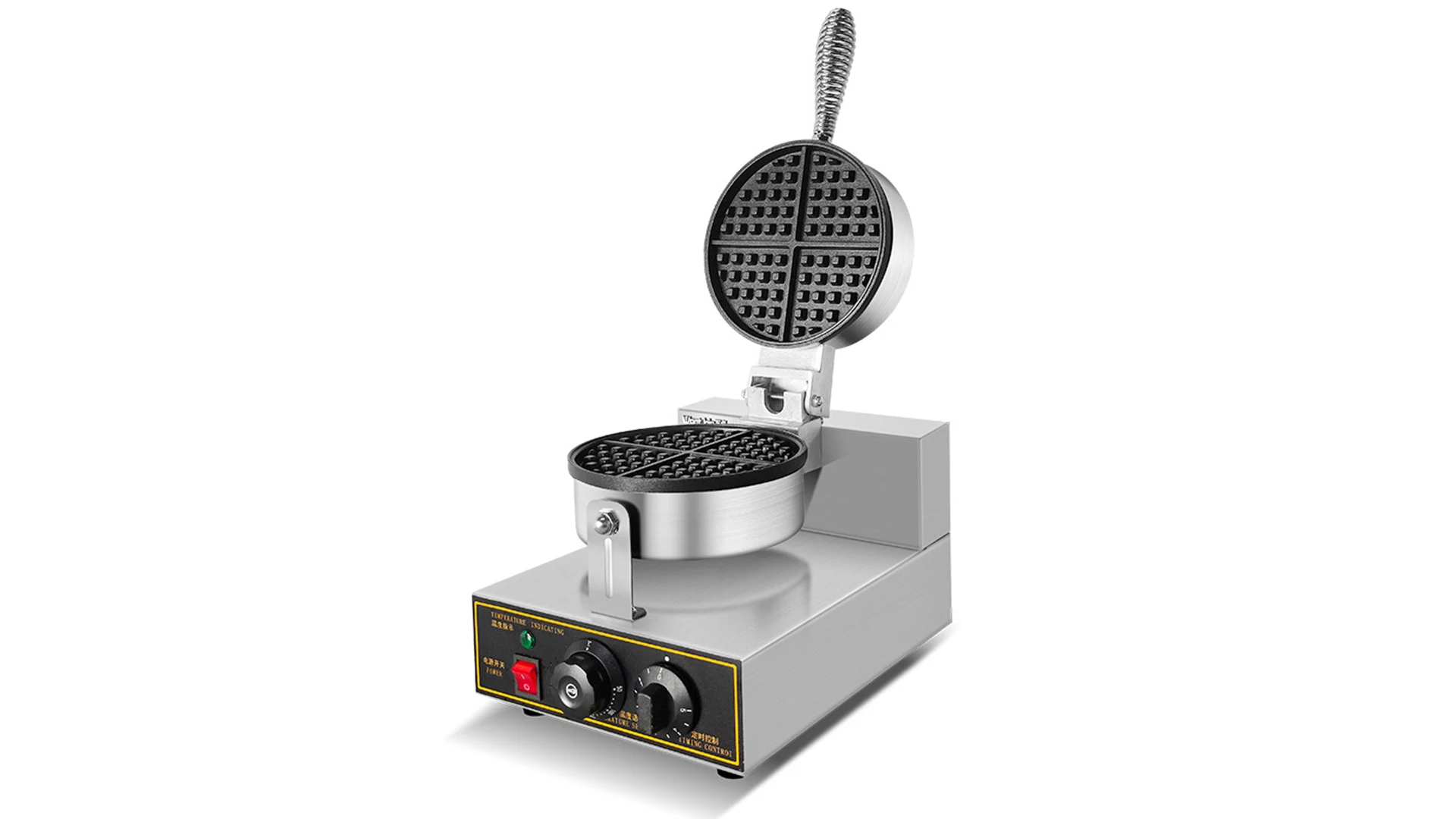 Five Heart Mini Electric Single Waffle Maker Making Wholesale Waffle