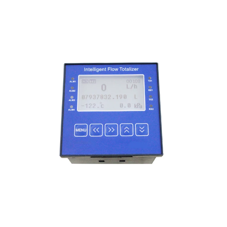 Air Flow Rate Totalizer Meter with RS485 Communication Protocol Lcd Digital Display Steam Flow Totalizer  Liquid Flow Totalizer
