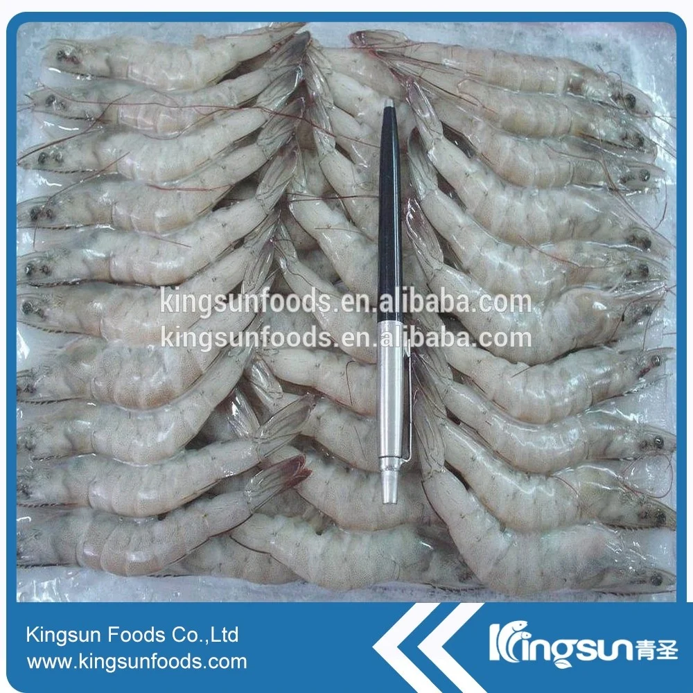 Frozen White Shrimp/Vannamei White Shrimps HOSO