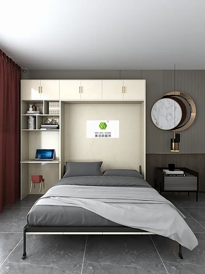 High Quality Space Saving Furniture Wall Bed Murphy Bed With Storage Buy Wall Bed Murphy Bed