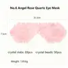 rose quartz eye mask