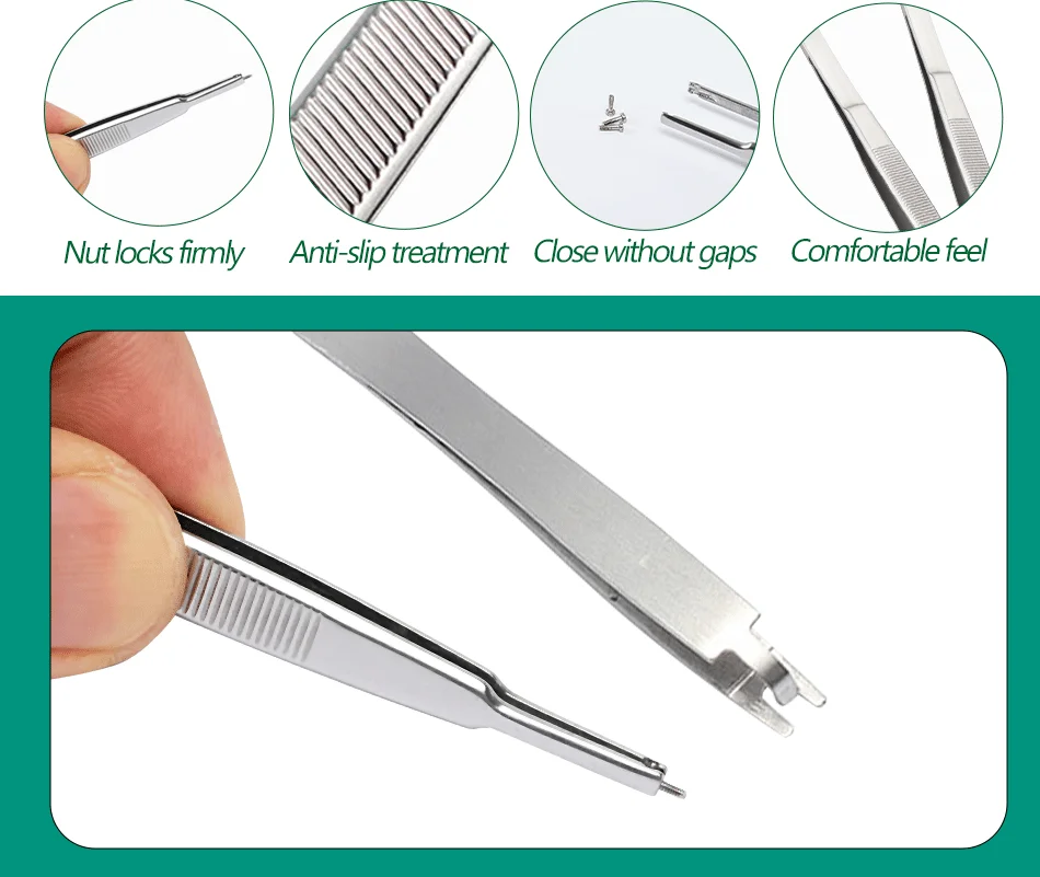 Tweezer Clip Screw Tweezer Screw Notched Glasses Accessories