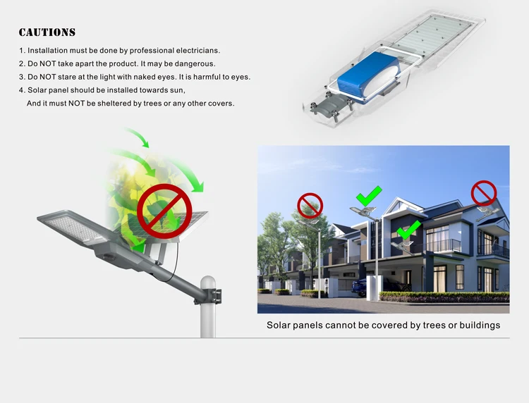 Remote Control Solar Led Light Outdoor 100W 200W 300W 400W Outdoor Waterproof Solar Street Lamp