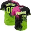 Negro-Verde Neón Rosa