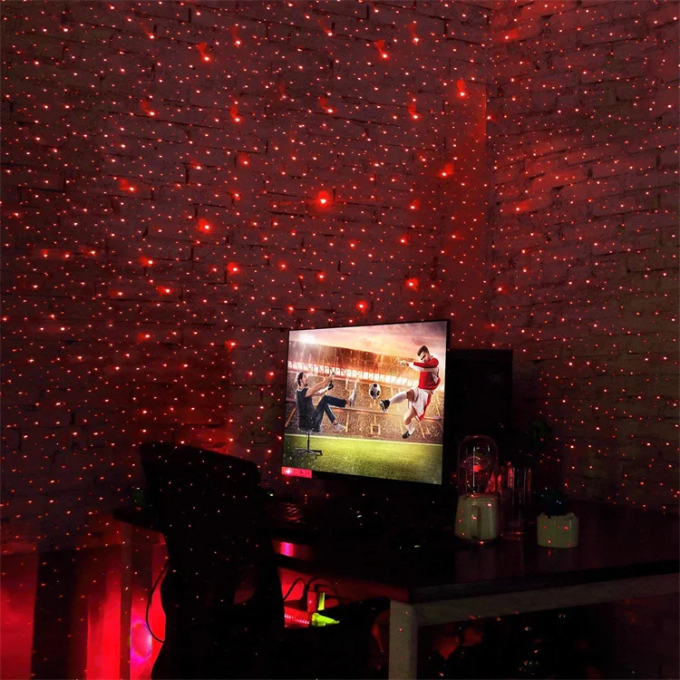 Car USB Interior Roof LED Star Light | Atmosphere Starry Sky Night Projector Lamp