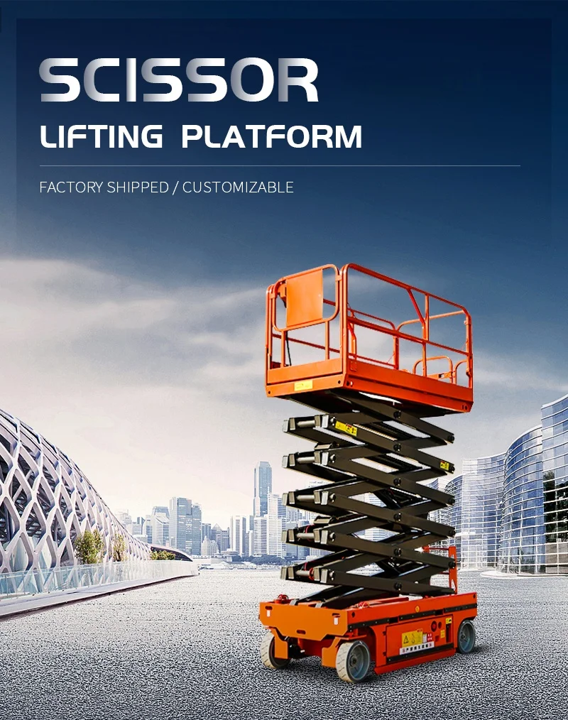 Hydraulic Scaffolding Manlift Elevated Platform Scissor Work Platform