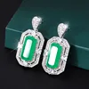 Pendientes de esmeralda