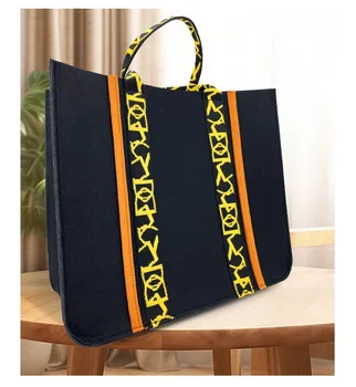 Wholesale Fabric Good Quality Felt Recyclable Women Underarm Shopping Tote Bag with Great Price