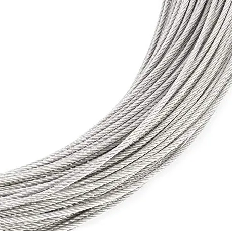 hollow core steel cable/wire rope/pc strand 6mm stainless