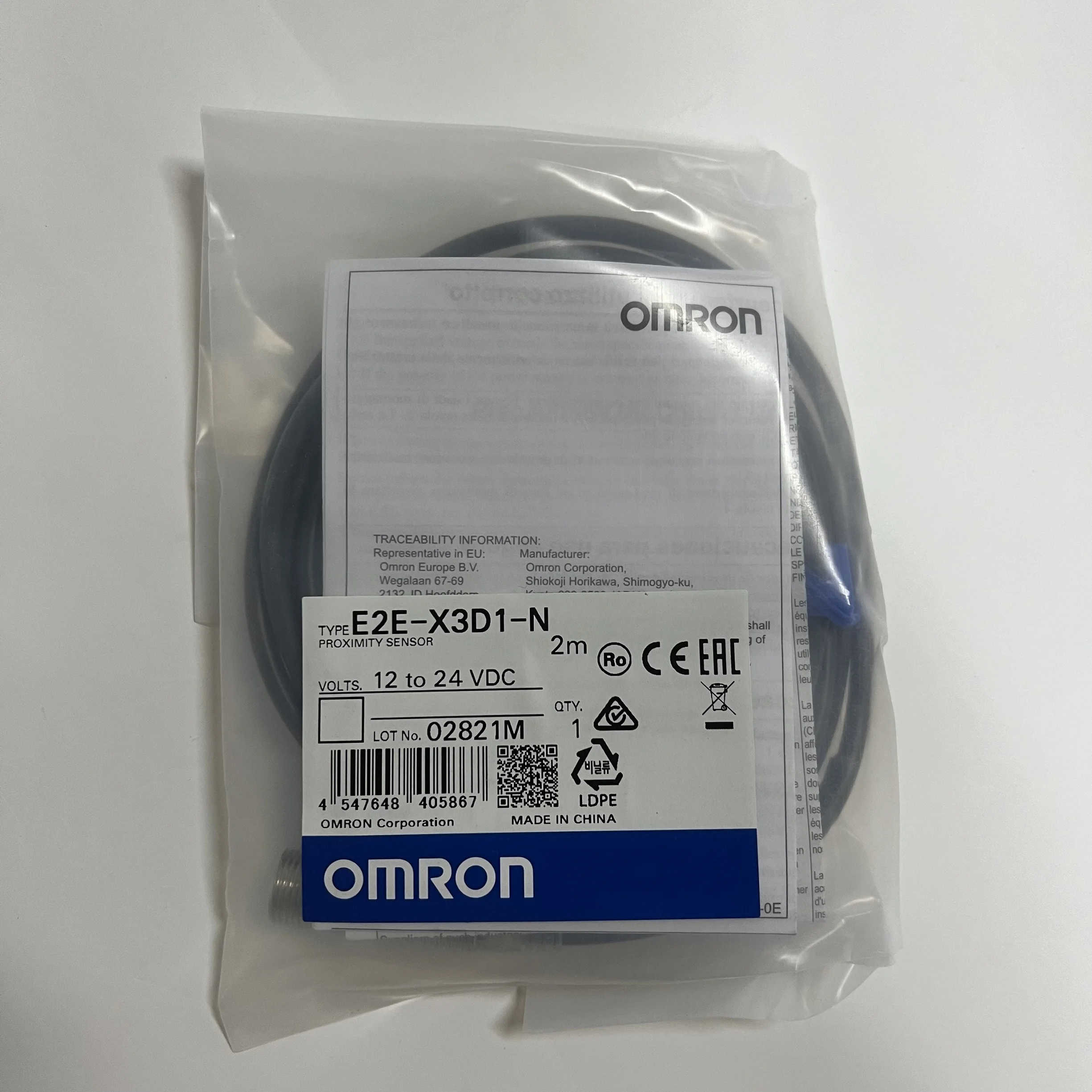 Omron Proximity Sensor E2E-X3D1-N