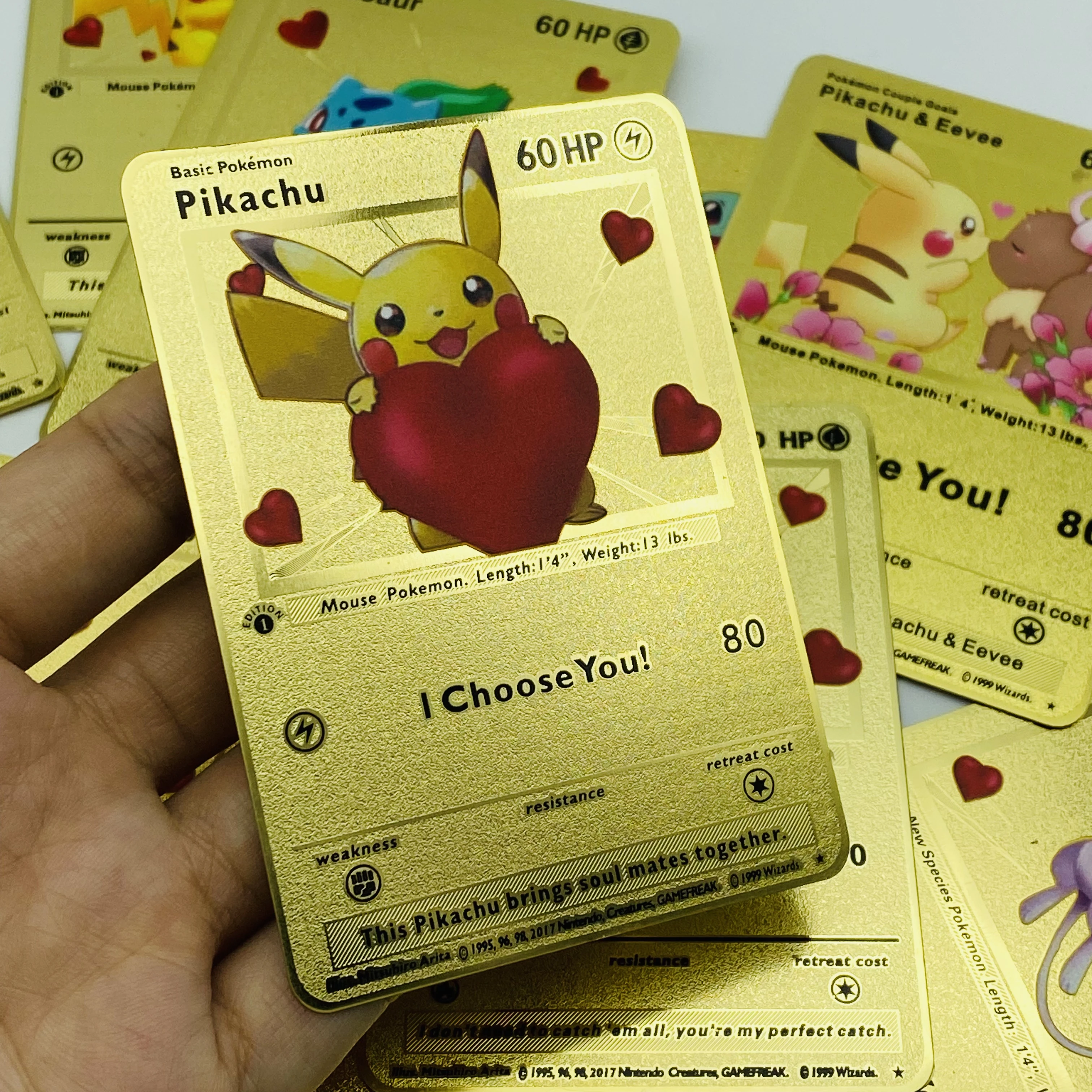 Valentine's Day Gift - Pikachu with Hearts Love Pokemoned