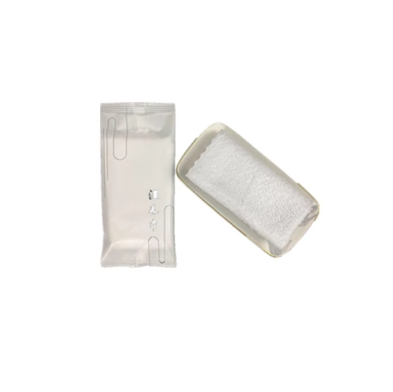 Chinesischer Lieferant, gezackte Verpackungs-Feuchthandtücher 30x30 cm/kundenspezifische Feuchthandtücher für Tourismus/Hotel