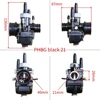 Carburador Phbg 21mm negro--19005353