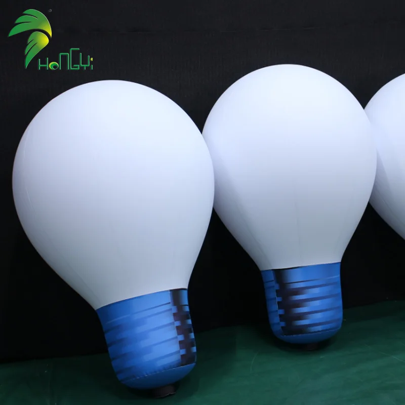 Giant Outdoor Lighting Inflatable Bulb Model Pvc Sealed Inflatable Led