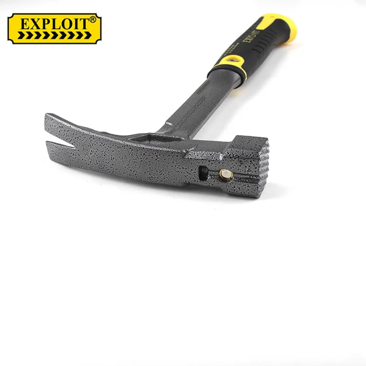 Professional High Quality Heavy Duty Anti-slip High Carbon Steel Magnetic Claw Hammer With TPR Handle