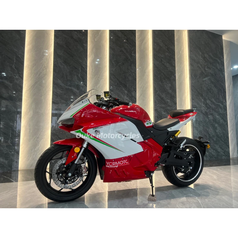 Racing Electric Motorcycle 10000w Power 130km/h Speed