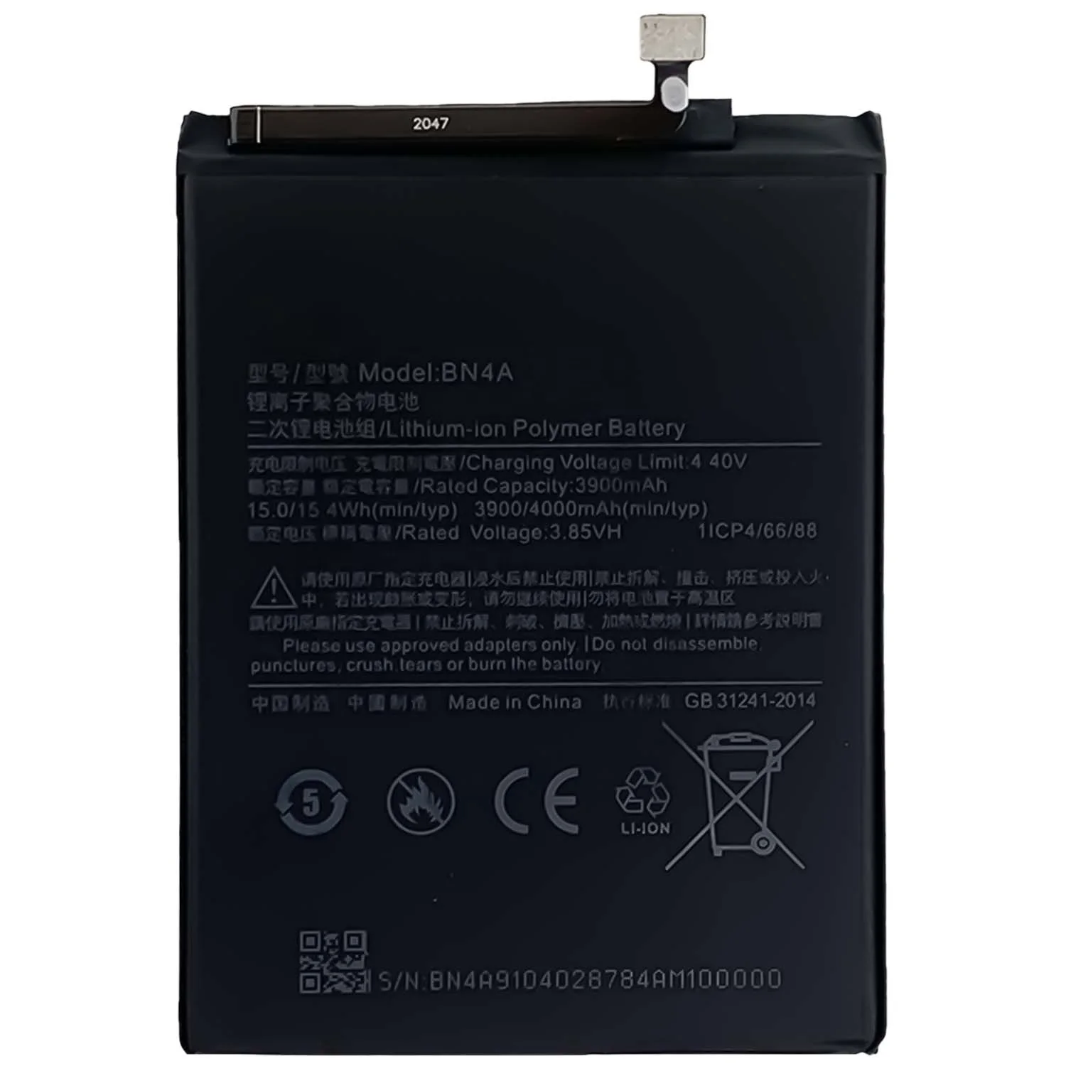 High Quality Mobile Phone Battery BN4A for Xiaomi Redmi Note Pro