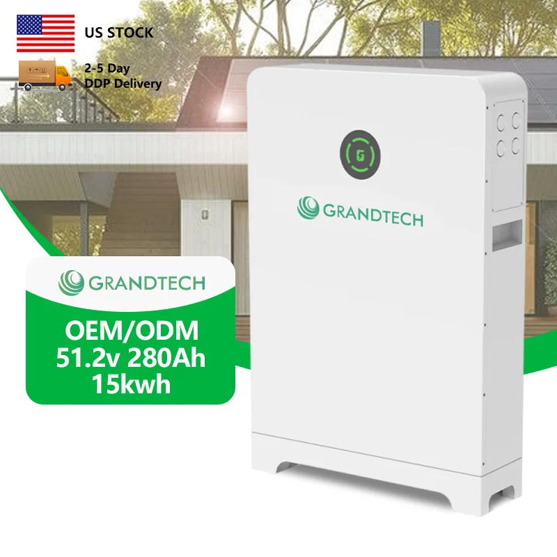 Batairea Inbéadóra STOC SAM 51.2V 200Ah 5kWh 10kWh 15kWh Lifepo4 Batairea Líonra Stórála Fuinnimh Batairea UL9540 CEC