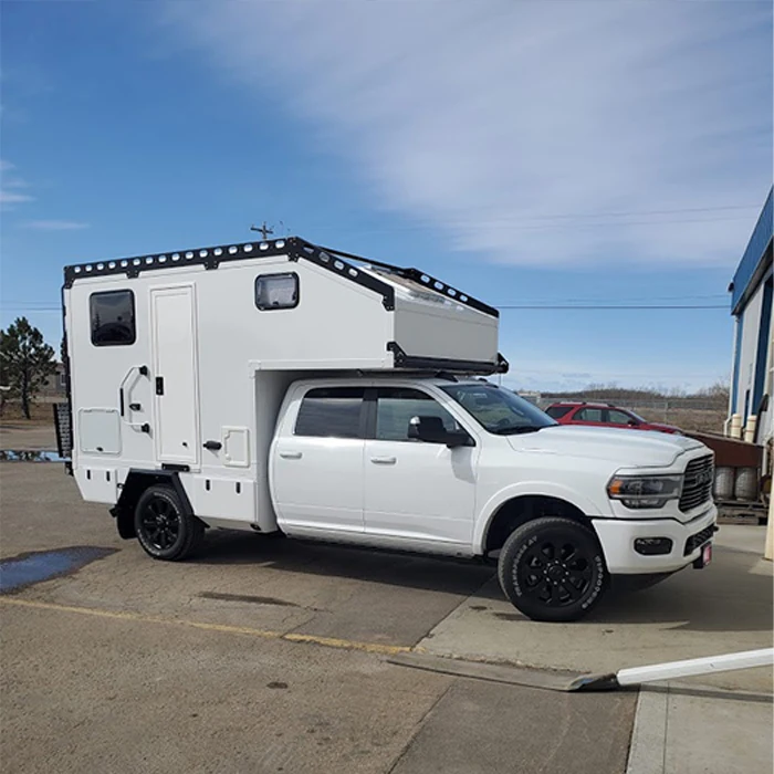 New Design Lightweight Luxury Popup Truck Camper With Slide Out Short