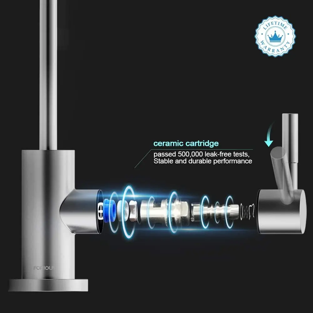 Gooseneck Drinking Water Filter Faucet for Water Filter and Ro Water System