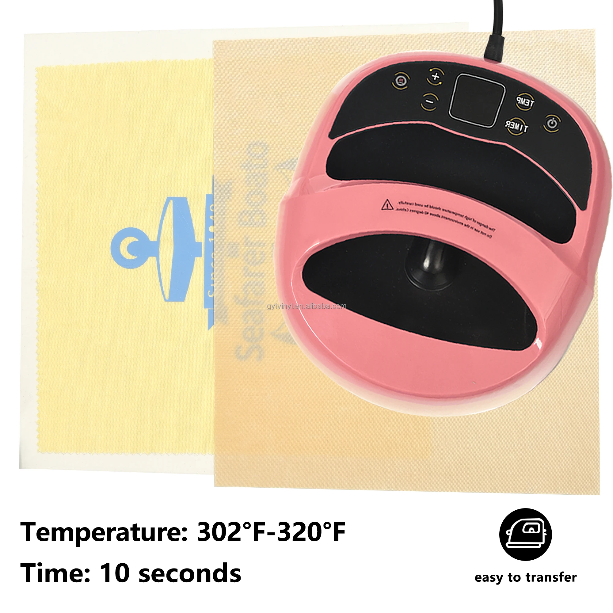 Guangyintong Electric Htv Roll Best Mini Iron For Htv Sunflower Heat