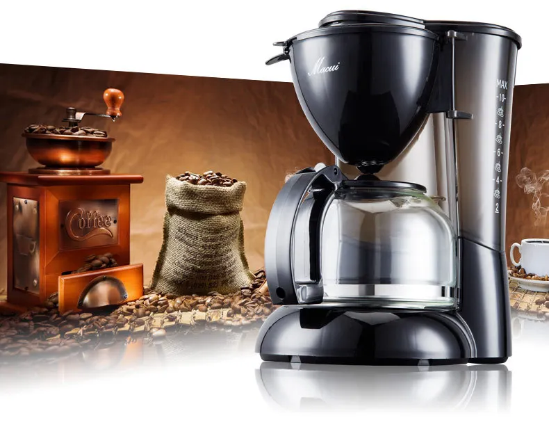 Plastic 1l Coffee Maker For Household Coffee Tea Maker With Filter Keep