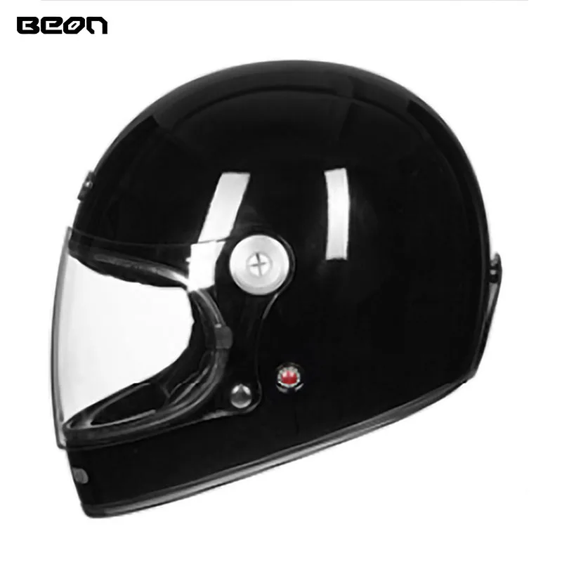 BEON B510 Classic retro helmet full face motorcycle fiberglass vintage helm  moto enduro casque Moto Casque Casco Capacete| Alibaba.com