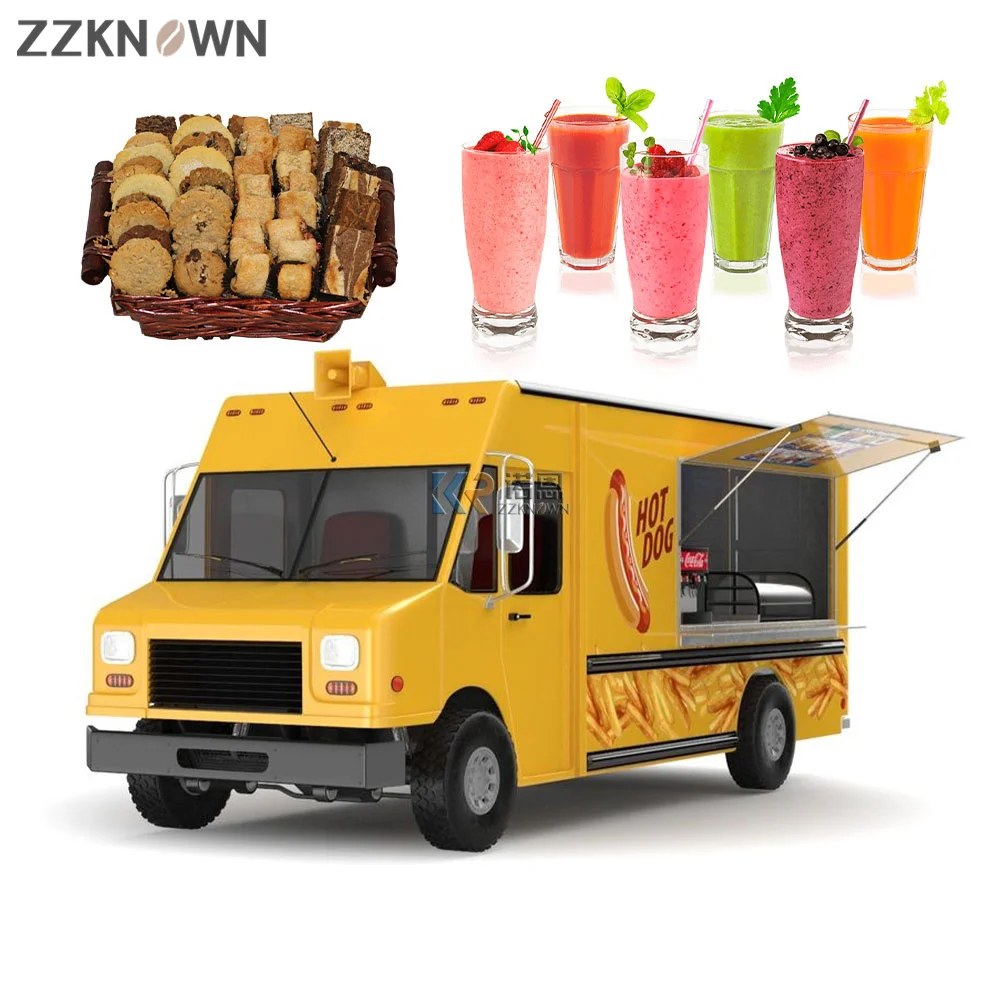 Oem Commercial Mobile Electric Food Truck For Sale Stainless Steel Hot