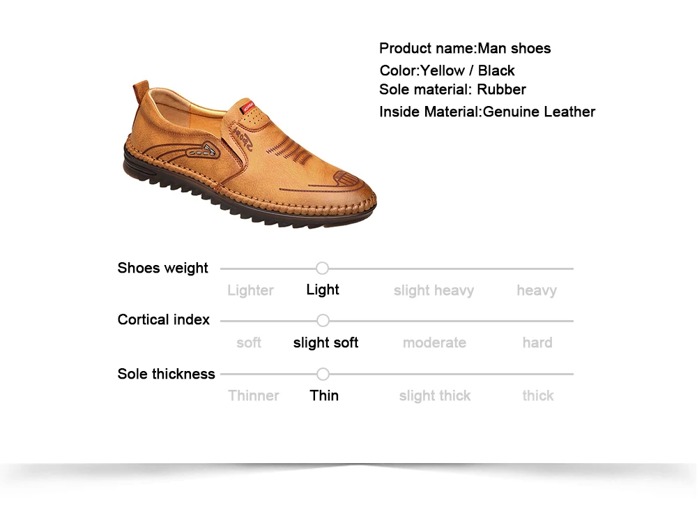 Luxury Cow Genuine Leather Men Shoes