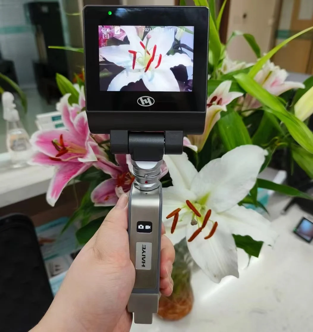 Reusable Video Laryngoscope for Children and Adult Surgical Intubation with Medical Endoscope Camera