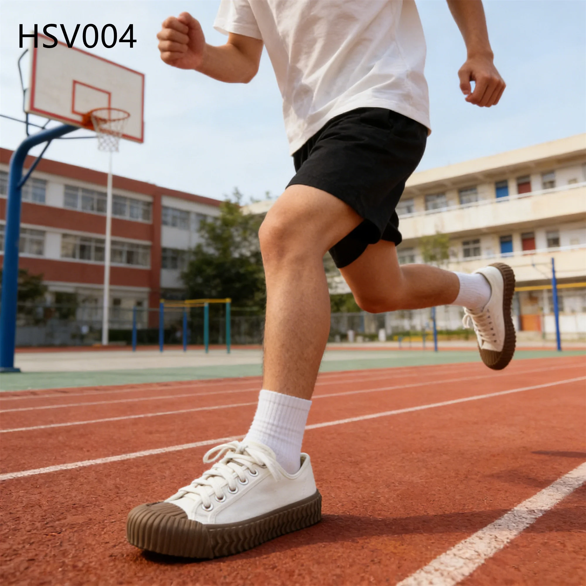 HY,Hip Hop Culture Fashion Hard Wear Vulcanized Rubber Sole Canvas Shoes Thailand School Popular White/black Sneakers HSV004