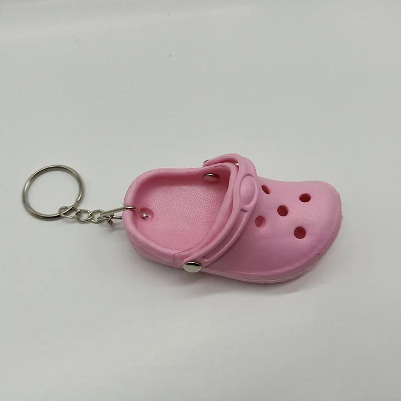 Ymbr Wholesale Pvc Mini 3d Rubber Pvc Keychain Cute Croc Shoe Keychain ...