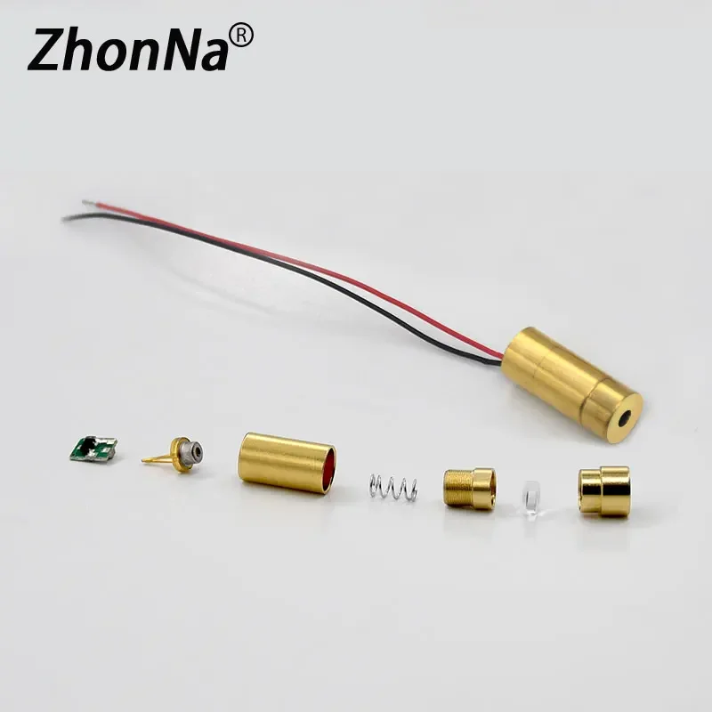 M7 Optical Laser Focusing Lens Diode Focusing Copper Shell Plastic Lens Professional Laser Head Accessories Use for Dia 5mm Lens