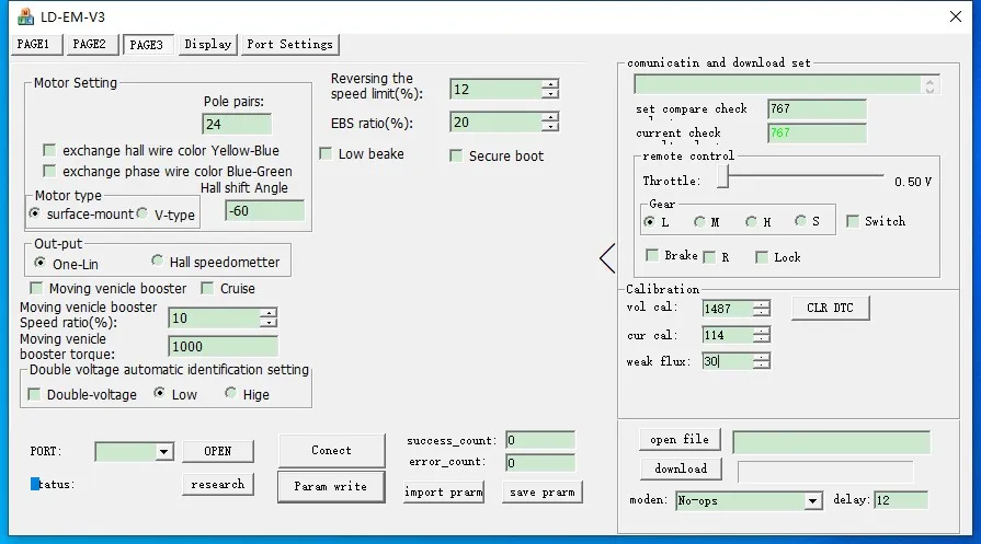 Controller, VOTOL, EM100SP, 72350, 120A - detail 18