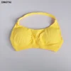 reggiseno giallo brillante