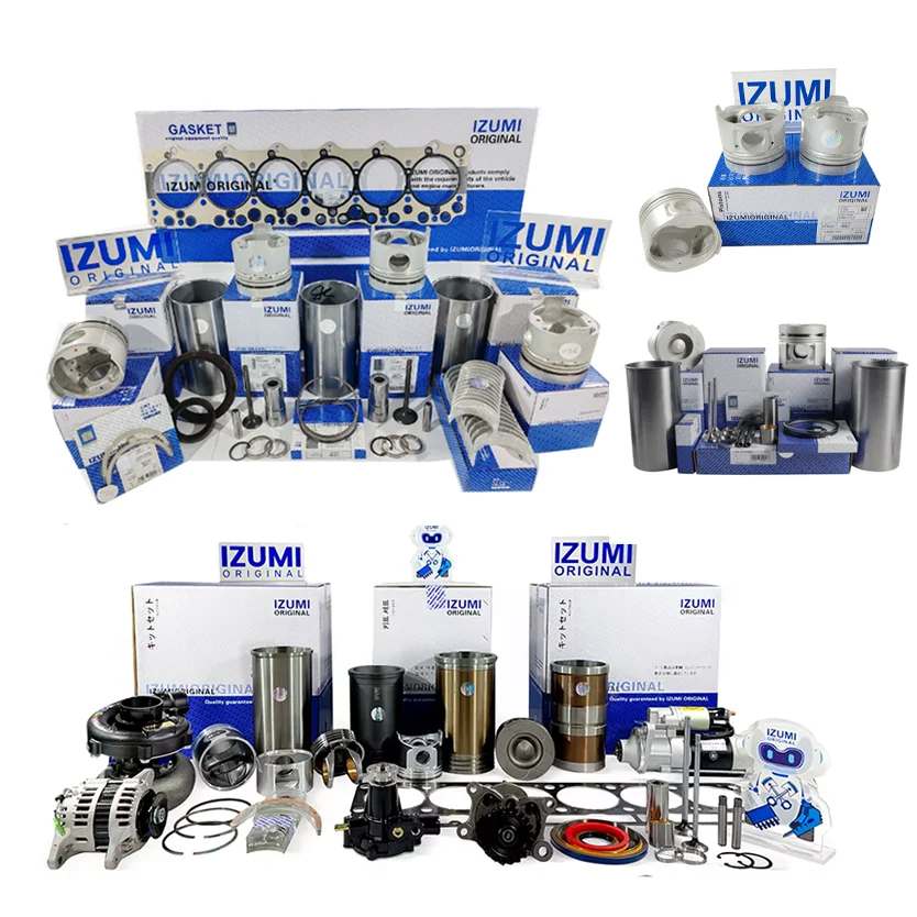 IZUMI ORIGINAL 6BB1 6BD1 6BF1 6BG1 Diesel Engine Parts Overhaul Rebuild Repair Liner Kit FOR ISUZU