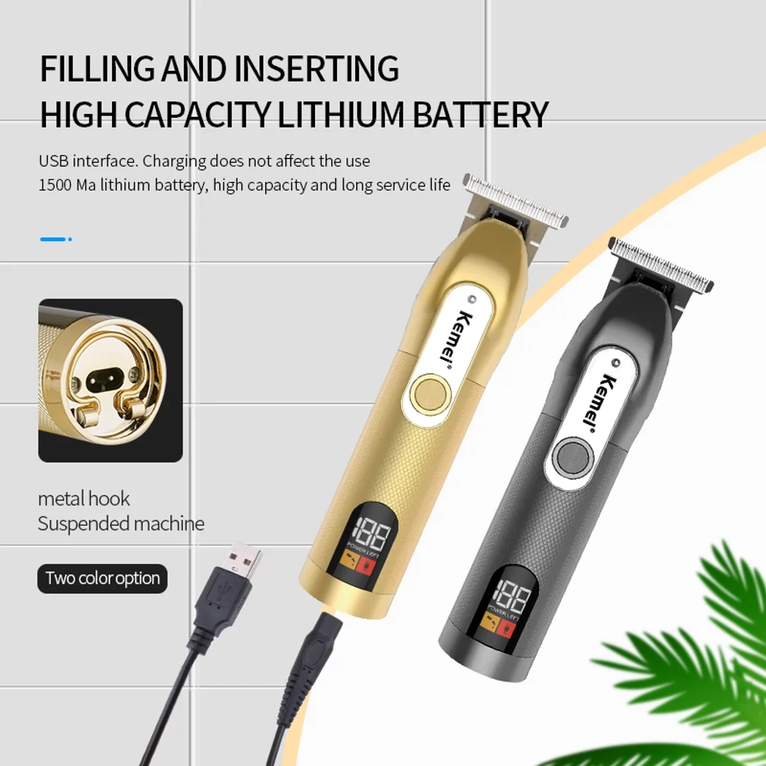 Cortadora de pelo de peluquero profesional para Kemei, cortadora