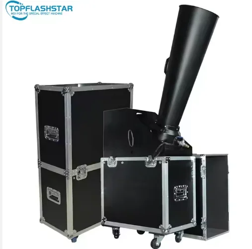 1000w Paper Confetti Machine Full Color Paper Machine Launcher  Rainbow Effect CO2 Jet Blaster Machine