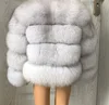 Natural fox hood