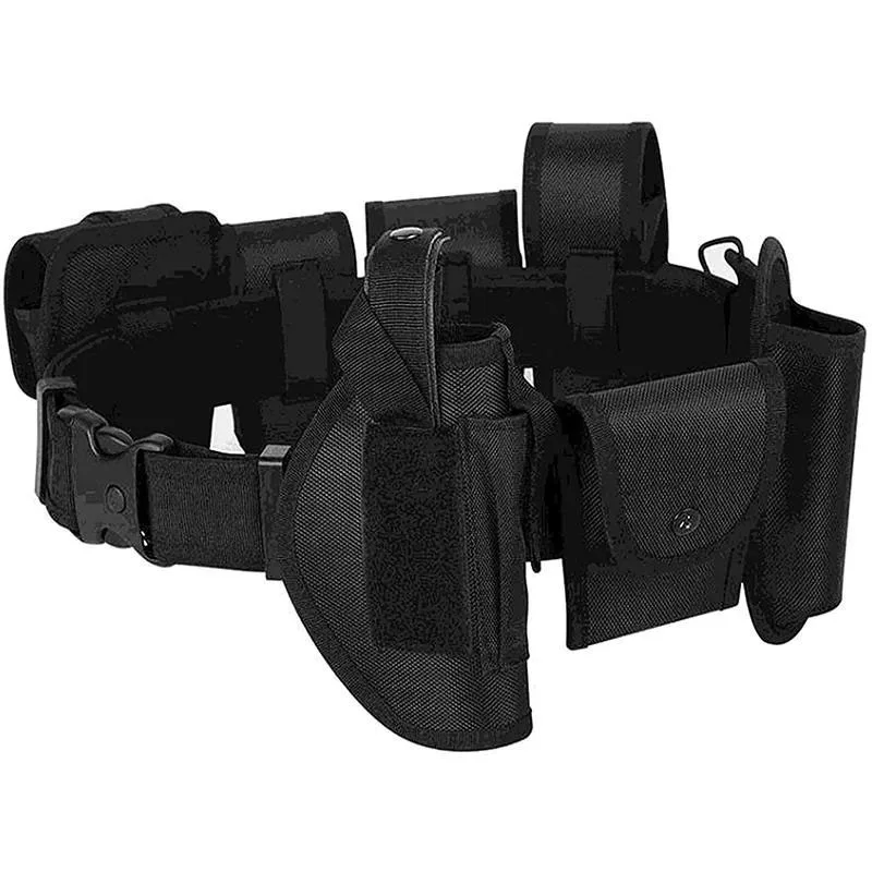 High Quality Multifunctional Tactical Security Duty Belts Multifunctional Flashlight Pouch Sets Utility Kit Belt Duty Belt